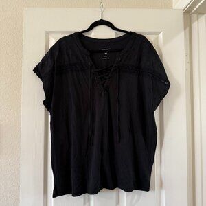 Black Plus Size Top